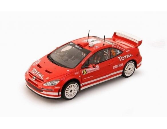 SunStar SS4681 PEUGEOT 307 WRC N.5 M.CARLO'04 1:18 Modellino