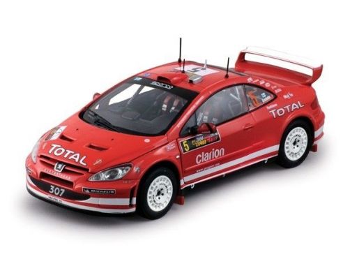 SunStar SS4684 PEUGEOT 307 N.5 CYPRUS 2004 1:18 Modellino