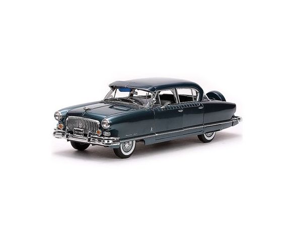 SunStar SS5114 NASH AMBASSADOR 1953 TUXEDO BLU 1:18 Modellino