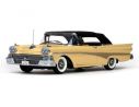 SunStar SS5281 FORD FAIRLANE 500 CLOSED CONVERTIBLE 1958 SUN GOLD/BLACK 1:18 Auto Stradali