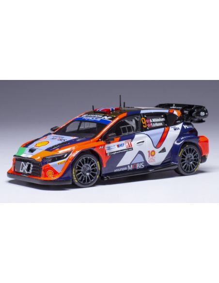 IXO MODEL RAM933C HYUNDAI i20 N WRC N.1 RALLY CROATIA 2022 MIKKELSEN/ERIKSEN 1:43 Modellino
