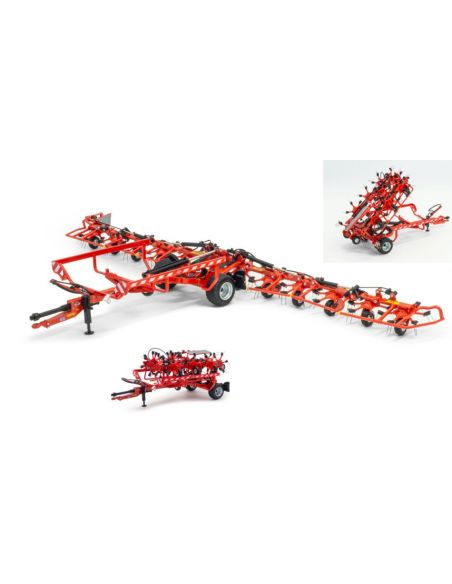 ROS RS60255 VOLTAFIENO TRAINATO A ROTORI DENTATI KUHN GF 13003 T 1:32 Modellino