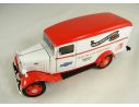Tin's Manufactured 76301 CHEVY SEDAN DELIVERY '35 WHITE/RED Modellino