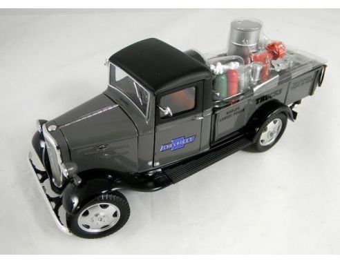 Tin's Manufactured 76401 CHEVROLET PICK UP GREY 1935 1/24 Modellino