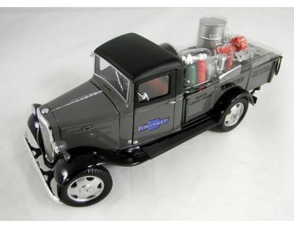 Tin's Manufactured 76401 CHEVROLET PICK UP GREY 1935 1/24 Modellino