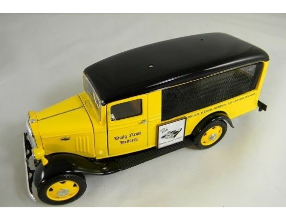 Tin's Manufactured 76502 CHEVROLET CANOPY '35 YELLOW 1/24 Modellino