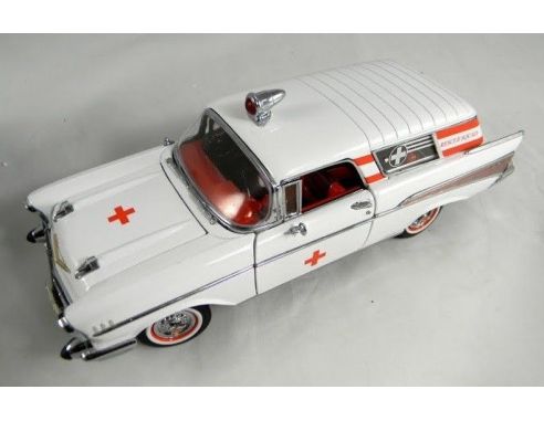 Tin's Manufactured 78002 CHEVROLET BEL AIR CROCE ROSSA 1957 Modellino