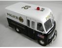 Tin's Manufactured 79202 FORD VAN POLICE BLACH/WHITE + LUCI Modellino