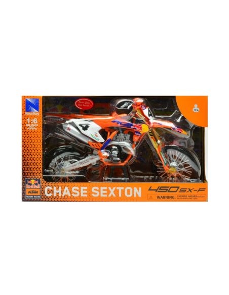 NEW RAY NY49743 KTM 450 SX-F RED BULL N.1 CHASE SEXTON 1:6 Modellino
