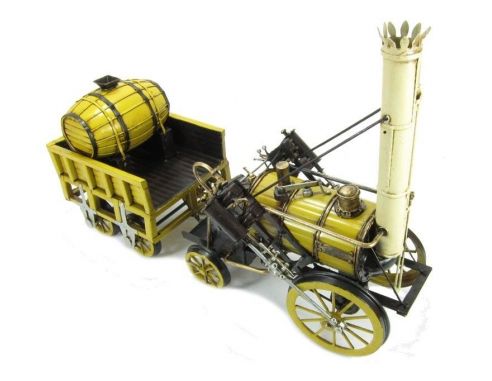 Tinplate 2042 STEPHENSON YELLOW 1829 ROCKET STEAM Modellino