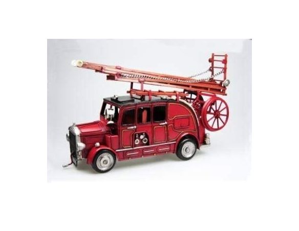 Tinplate 2139 LEYLAND CUB FIRETRUCK 1936 1/24 Modellino