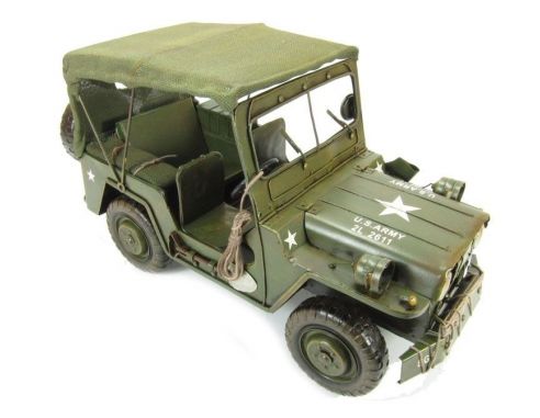 Tinplate 2506 JEEP WILLY'S GREEN 1/12 Modellino