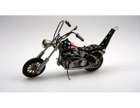 Tinplate 2652 HARLEY-DAVIDSON EASY RIDER 1940'S- Modellino