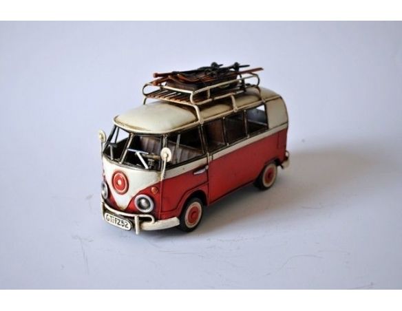 Tinplate 522 VW BUS KOMBI W/SKIING 1957 1/18 Modellino