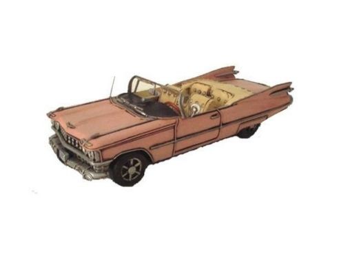 Tinplate 996 CADILLAC PINK CONVERTIBLE 1959 1/12 Modellino
