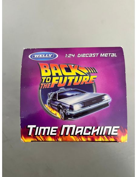 Welly WE22443 DE LOREAN RITORNO AL FUTURO 1 1:24 SCATOLA ROVINATA Modellino