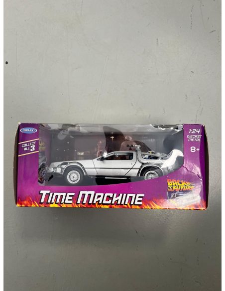 Welly WE22443 DE LOREAN RITORNO AL FUTURO 1 1:24 SCATOLA ROVINATA Modellino