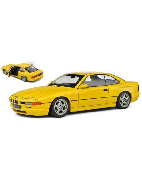 SOLIDO SL1807005 BMW 8-SERIES 850 CSi (E31) COUPE 1992 YELLOW 1:18 Modellino