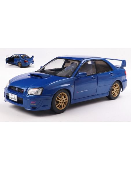 SOLIDO SL1812301 SUBARU IMPREZA WRX STi 2003 BLUE 1:18 Modellino