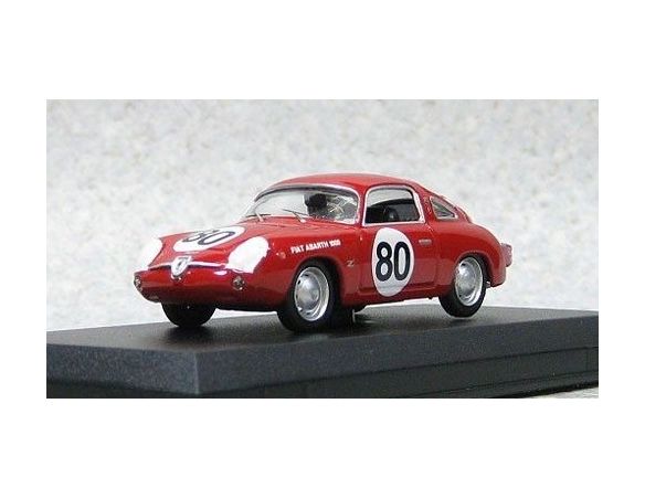 Best Model BT9487 FIAT ABARTH 750 ZAGATO N.80 WINNER SEBRING 1961GLERTZ-LIESS 1:43 Modellino