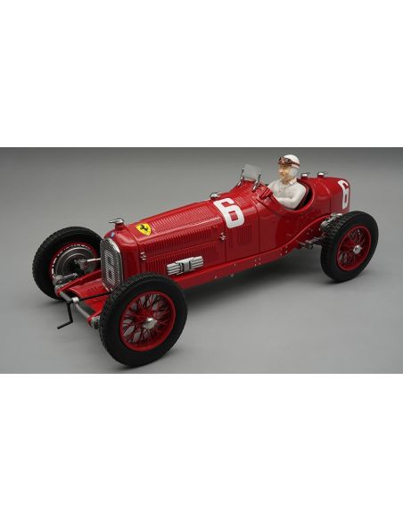 TECNOMODEL TMD18326B ALFA ROMEO P3 TIPO B N.6 WINN.MONZA GP 1932 R.CARACCIOLA W/DRIVER 1:18 Modellino