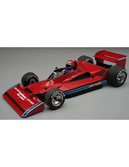 TECNOMODEL TMD18327D BRABHAM BT45C PAUL RICARD TEST 1978 N.LAUDA W/DRIVER 1:18 Modellino