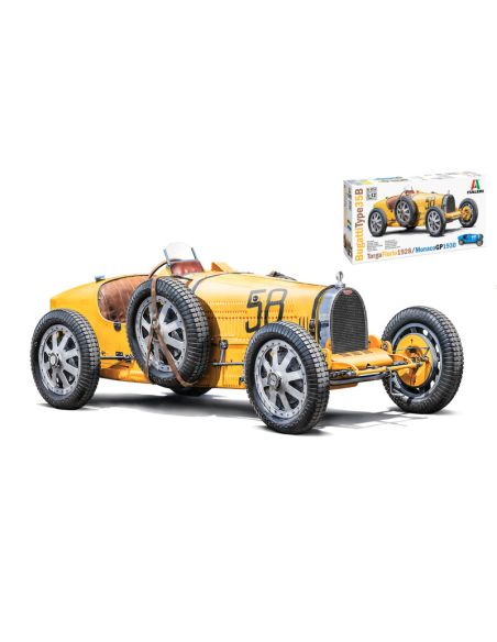 ITALERI IT4716 BUGATTI TYPE 35B TARGA FLORIO 1929/MONACO GP 1930 KIT 1:12 Modellino