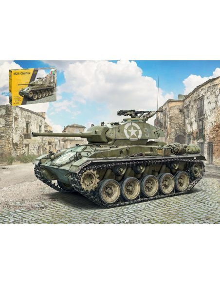 ITALERI IT6761 M24 CHAFFEE KIT 1:35 Modellino