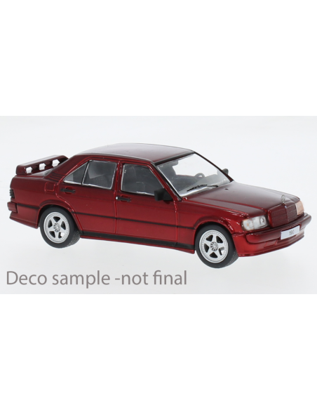 IXO MODEL CLC580 MERCEDES 190 E 2.3 16V 1984 RED 1:43 Modellino