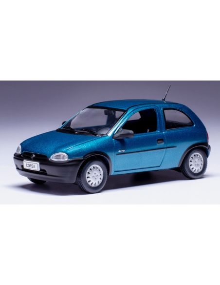 IXO MODEL CLC581 OPEL CORSA B SWING 1995 MET.DARK AQUAMARINE 1:43 Modellino