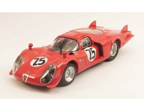 Best Model BT9492 ALFA ROMEO 33.2 N.25 ACCIDENT 24H DAYTONA 1969 DIBOS-CALABATTISTI 1:43 Modellino