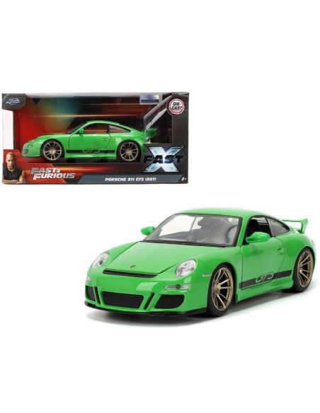 JADA TOYS JADA34919 PORSCHE 2007 FAST & FURIOUS GREEN 1:24 Modellino