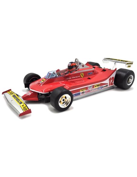 BBURAGO BU16814V FERRARI 312 T4 N.12 WINNER SOUTH AFRICAN GP 1979 GILLES VILLENEUVE 1:18 Modellino