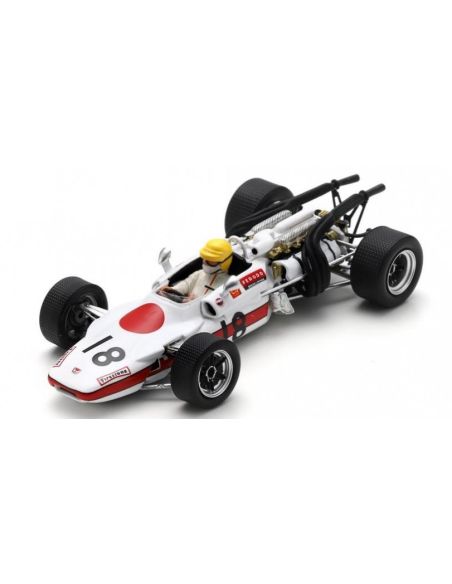 SPARK MODEL S6227 HONDA RA302 N.18 FRANCE GP 1968 JO SCHLESSER 1:43 Modellino