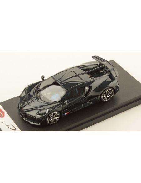 LOOKSMART LS497H BUGATTI DIVO GLOSSY CARBON BLUE  1:43 Modellino