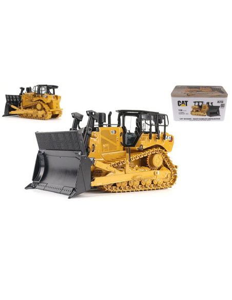 DIECAST MASTER DM85758 RUSPA CINGOLATA D8 Cat D8 Dozer (Waste Handler Configuration) 1:50 Modellino