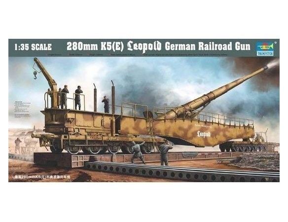 Trumpeter TP0207 TANK 280 mm LEOPOLD KIT 1:35 Modellino