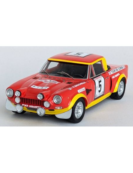 TROFEU TFDSN283 FIAT 124 ABARTH N.5 TOUR DE CORSE 1974 BACCHELLI-SCABINI 1:43 Modellino
