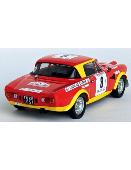 TROFEU TFDSN284 FIAT 124 ABARTH N.8 TOUR DE CORSE 1974 DARNICHE-MAHE 1:43 Modellino
