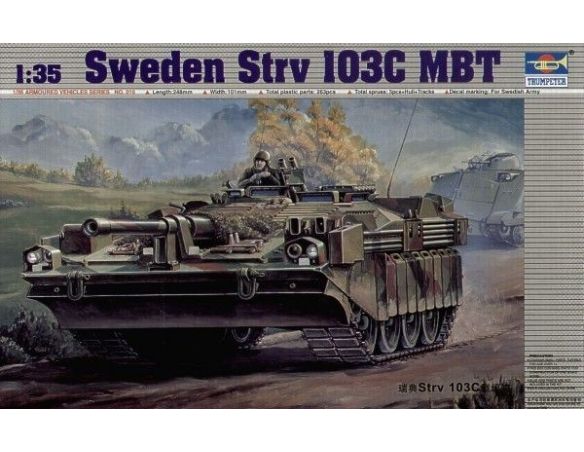Trumpeter TP0310 CARRO SWEDEN STRV 103 KIT 1:35 Modellino
