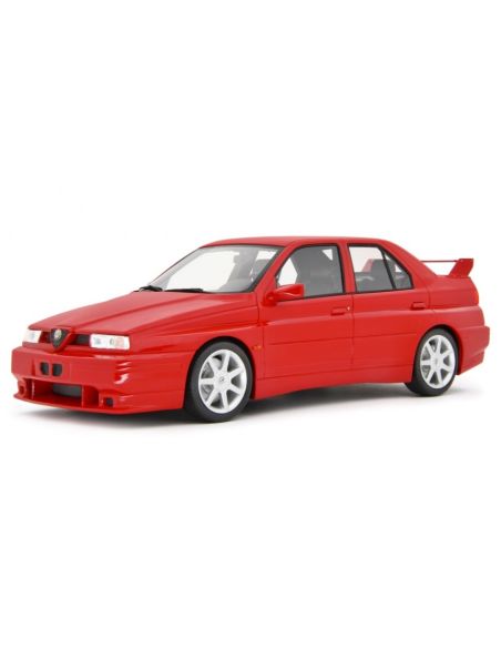 LAUDO RACING LM191B ALFA ROMEO 155 GTA STRADALE OFFICIAL 1993 ROSSO ALFA 1:18 Modellino