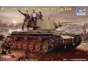 TRUMPETER 00360 RUSSIAN KV-1 MODEL 1942 LIGHTWEIGHT CAST TANK Modellino