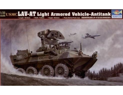 TRUMPETER 00372 USMC LAV-AT LIGHT ARMORED VEHICLE ANTITANK Modellino