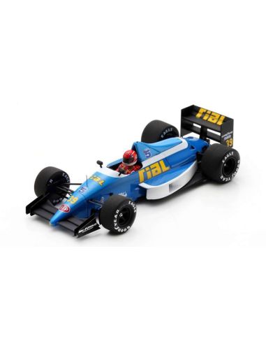 SPARK MODEL S3963 RIAL ARC2 N.39 TESTS BELGIUM GP 1989 PIERRE-HENRI RAPHANEL 1:43 Modellino
