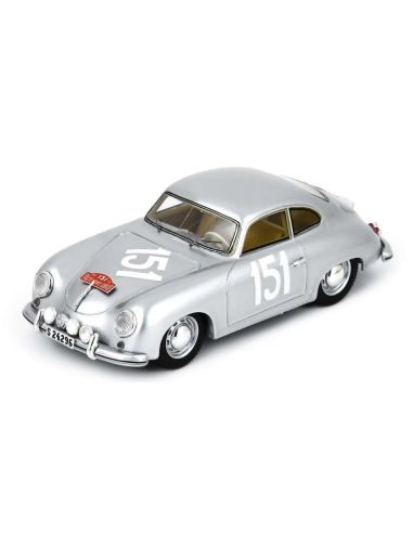 SPARK MODEL S6135 PORSCHE 356 1300 N.151 RALLY MONTE CARLO 1955 JOHANSSON-JENSEN 1:43 Modellino