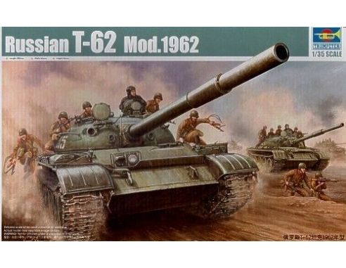 TRUMPETER 00376 T-62 MAIN BATTLE TANK 1962 Modellino