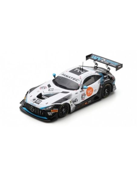SPARK MODEL SB803 MERCEDES GT3 N.57 3rd SILVER CLASS 24 H SPA 2024 ARROW-CARESANI-SATHIENT Modellino