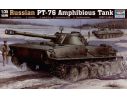 TRUMPETER 00380 RUSSIAN PT-76 LIGHT AMPHIBIOUS TANK Modellino