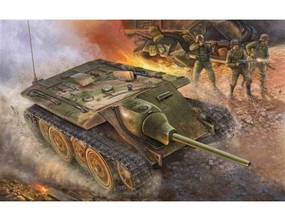 TRUMPETER 00385 GERMAN E-10 TANK Modellino