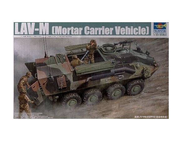 TRUMPETER 00391 LAV-M MORTAR CARRIER VEHICLE Modellino